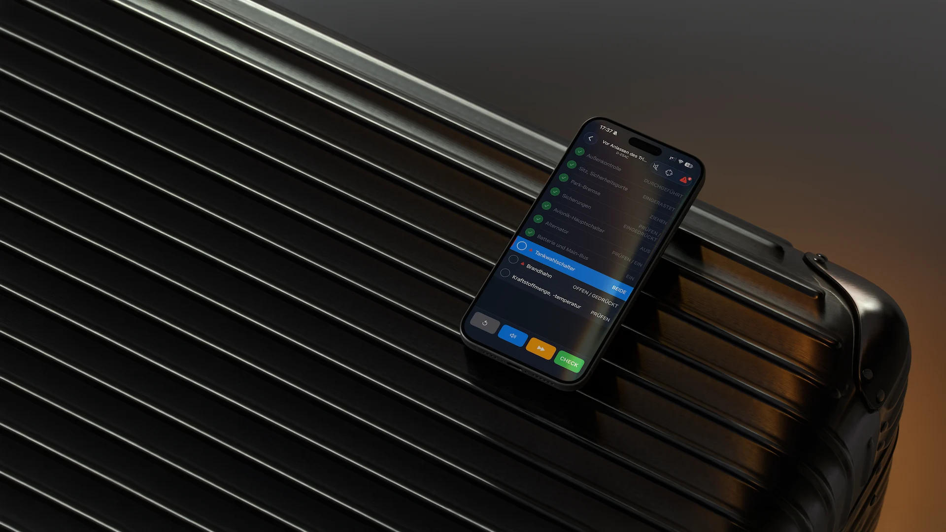 Aerwork Checklist – iOS-Cockpit-Checkliste auf dem iPhone